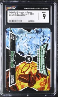 Image for Bullish Bull & Considerate Cowboy | VeeFriends Super Stickers: SS | Spectacular Showdowns | CGC 9