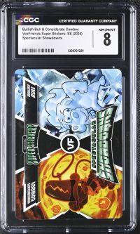 Image for Bullish Bull & Considerate Cowboy | VeeFriends Super Stickers: SS | Spectacular Showdowns | CGC 8