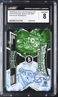 Image for Arbitraging Admiral & Entrepreneur Elf | VeeFriends Super Stickers: SS | Spectacular Showdowns | CGC 8