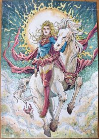 Image for Supergirl & Comet the Super-Horse original art