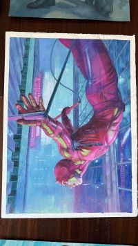 Image for Daredevil – Neon City Descent - A3+ format!!!