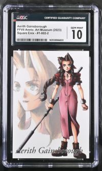 Image for Aerith Gainsborough #1-002-2 FFVII Anniv. Art Museum CGC 10