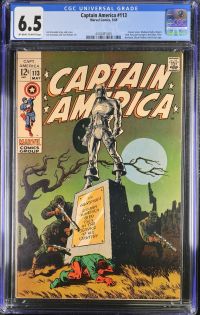 Image for Captain America #113 CGC 6.5