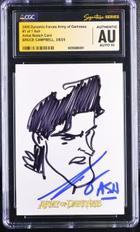 Image for Army of Darkness #1 Ash Artist Sketch Card Signed by Bruce Campbell