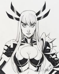 Image for Magik 8x10 Sketch and Inked by J. Scott Campbell