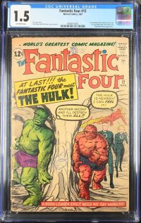 Image for Fantastic Four #12 CGC 1.5