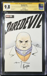 Image for Daredevil #1 | Sketch Edition | CGC 9.8 | Signature Series CGC Kingpin Sketch by Greg Kirkpatrick Signed by Vincent D'onofrio