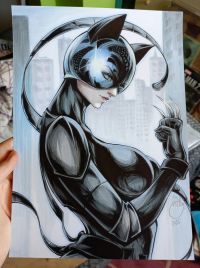 Image for Absolute Catwoman - May PATREON illustration original art by Lictoria 
