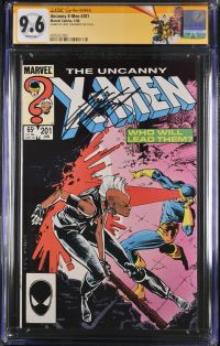 Image for Uncanny X-Men #201 CGC 9.6 Signed by Chris Claremont