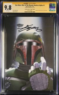Image for Star Wars: War of the Bounty Hunters Alpha #1 CGC 9.8 Signed by Inhyuk Lee