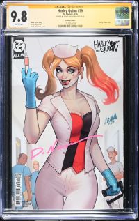 Image for Harley Quinn #59 CGC 9.8 Signed by David Nakayama