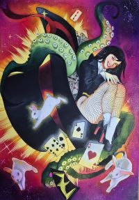 Image for Zatanna - Original and Traditional art by Nathalie Braconnot