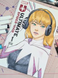 Image for Ultimate Spider-Man #1 (Spider-Gwen) Sketch Cover