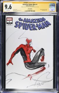 Image for Amazing Spider-Man #1 CGC 9.6 Signed by Clayton Crain