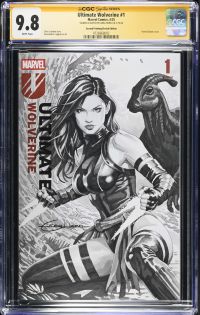 Image for Ultimate Wolverine #1 | Second Printing/Sketch Edition | CGC 9.8 | Signature SeriesCGC Signature Series witnessed the Greg Horn signing on 3/19/26.SIGNED & SKETCH BY GREG HORN ON 3/19/26Partial blank cover.Chris Condon storyAlessandro Cappuccio art