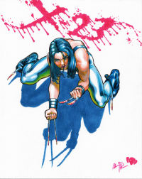 Image for X-23 8x10 Original by Adrian Prudhomme