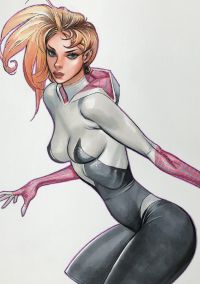 Image for Spider-Gwen Illustration by Celal Koc
