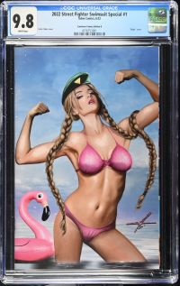 Image for 2022 Street Fighter Swimsuit Special #1 CGC 9.8 Carnivore Comics Edition B