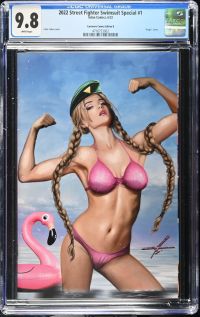 Image for 2022 Street Fighter Swimsuit Special #1 CGC 9.8 Carnivore Comics Edition B