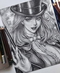Image for Zatanna 21x28 Illustration