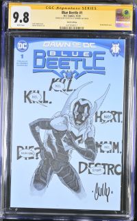 Image for Blue Beetle #1 Cully Hamner sketch