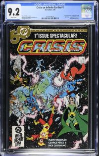 Image for Crisis on Infinite Earths #1 CGC 9.2