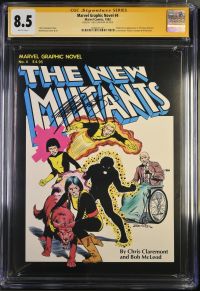 Image for Marvel Graphic Novel #4 CGC 8.5 Signed by Chris Claremont