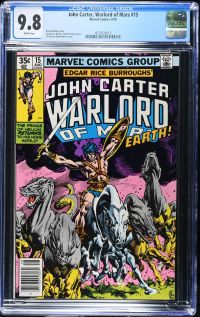 Image for John Carter, Warlord of Mars #15 CGC 9.8