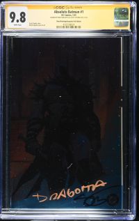 Image for Absolute Batman #1 CGC 9.8 Signed by Nick Dragotta & Scott Snyder