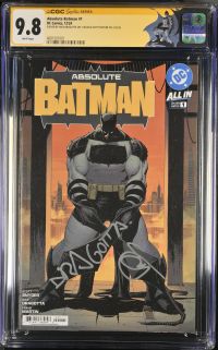 Image for Absolute Batman #1 CGC 9.8 Signed by Nick Dragotta and Scott Snyder