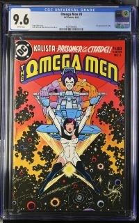 Image for Omega Men #3 | CGC 9.6 | Universalspine stress lines front cover1st appearance of Lobo.Roger Slifer storyKeith Giffen & Mike DeCarlo cover & art