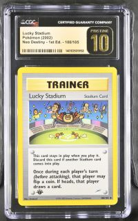 Image for Lucky Stadium Neo Destiny 1st Edition CGC Pristine 10 (new label)