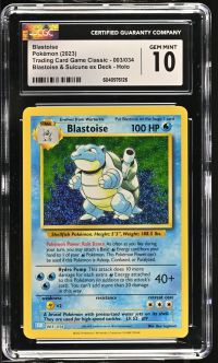 Image for Blastoise #003/034 CGC GEM MINT 10