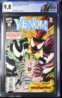 Image for Venom: Separation Anxiety #1 | CGC 9.8 | UniversalScream, Phage, Riot, Lasher & Agony app.Marvel subscription insert included.Embossed cover.Howard Mackie storyRon Randall & Sam de la Rosa cover & art