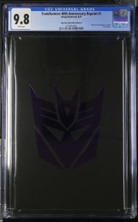 Image for Transformers 40th Anniversary Reprint #1 CGC 9.8
