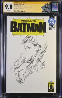 Image for Absolute Batman #1 CGC 9.8 Signed & Sketched by Stanley "Artgerm" Lau