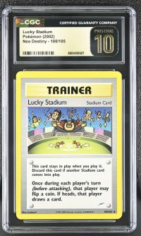 Image for Lucky Stadium #100/105 Neo Destiny CGC Pristine 10