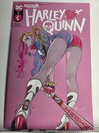 Image for "Batter up" Harley Quinn Mixed Media Sketch Cover by Smo-G
