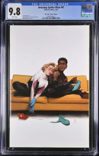 Image for Amazing Spider-Man #41 | Mercado "Virgin" Edition | CGC 9.8 | UniversalZeb Wells storyJohn Romita Jr. & Scott Hanna artMiguel Mercado cover