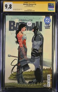 Image for Absolute Batman #16 | CGC 9.8 | Signature SeriesCGC Signature Series witnessed the Scott Snyder signing on 3/21/26.SIGNED BY SCOTT SNYDER ON 3/21/26Scott Snyder & Nick Dragotta storyNick Dragotta cover & art