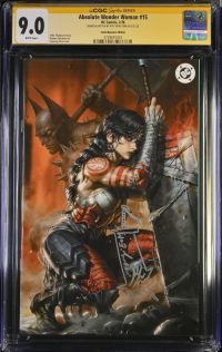 Image for Absolute Wonder Woman #15 CGC 9.0 Signed by Kyu Yong Eom