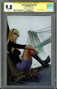 Image for AMAZING SPIDER-MAN #800 CGC 9.8 SS SIGNED J SCOTT CAMPBELL VIRGIN VARIANT F RARE
