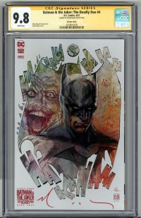 Image for BATMAN & THE JOKER: THE DEADLY DUO #4 CGC 9.8 SS SIGNED DAVID MACK LOW POP 8