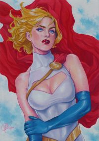 Image for Power Girl • Original art by Nubia Santos