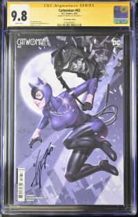 Image for CATWOMAN #62 CGC 9.8 SS SIGNED INHYUK LEE VARIANT EDITION LOW POP 7 VERY RARE