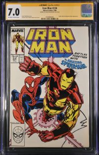 Image for Iron Man #234 CGC 7.0 Signed by David Michelinie
