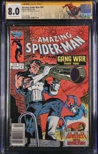Image for Amazing Spider-Man #285 CGC 8.0 Signed by Tom Defalco