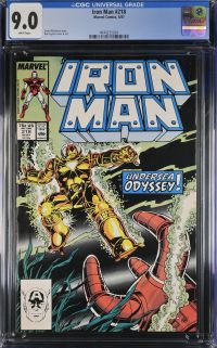 Image for Iron Man #218 | CGC 9.0 | Universal