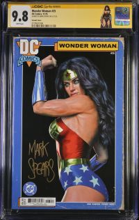 Image for Wonder Woman #25 | Variant Cover | CGC 9.8 | Signature SeriesCGC Signature Series witnessed the Mark Spears signing on 3/21/26.SIGNED BY MARK SPEARS ON 3/21/26Wonder Woman #825"Vintage" cover.Tom King storyDaniel Sampere & Jorge Forn�s artMark Spears cover