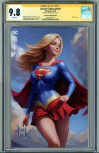 Image for ACTION COMIC #1057 CGC 9.8 SS SIGNED WILL JACK VIRGIN VARIANT EDITION B LOW POP